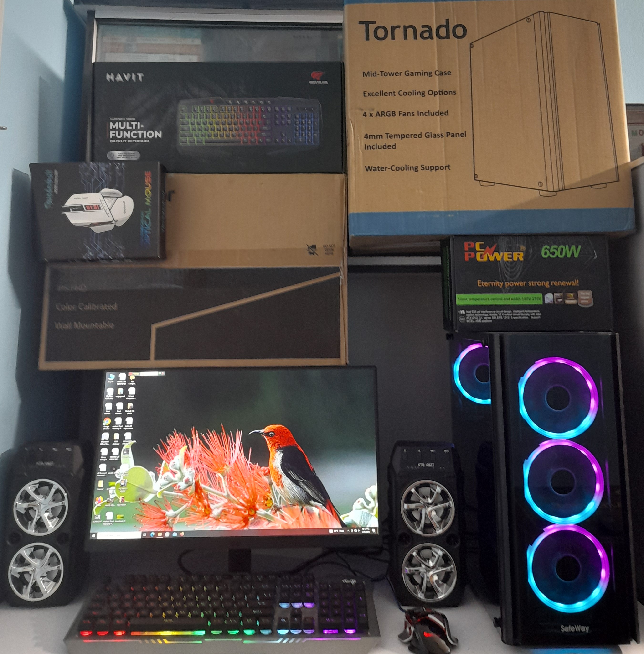 🔥 Core i5 6th Gen + 16GB RAM + 8GB Graphics Card + RGB Gaming Casing এর হেভি সুপার গেমিং কম্পিউটার