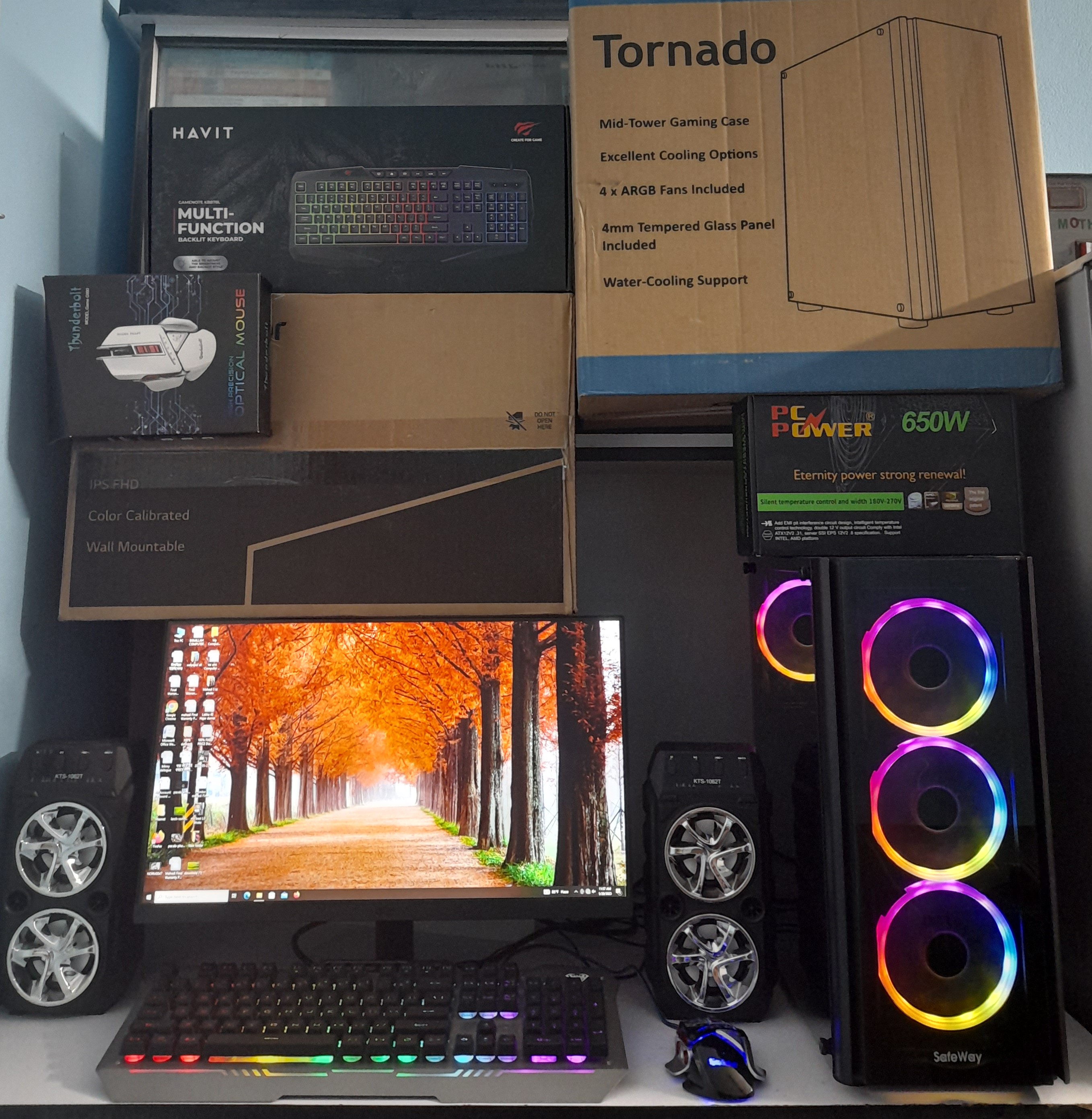 🔥 Core i5 6th Gen + 16GB RAM + 8GB Graphics Card + RGB Gaming Casing এর হেভি সুপার গেমিং কম্পিউটার