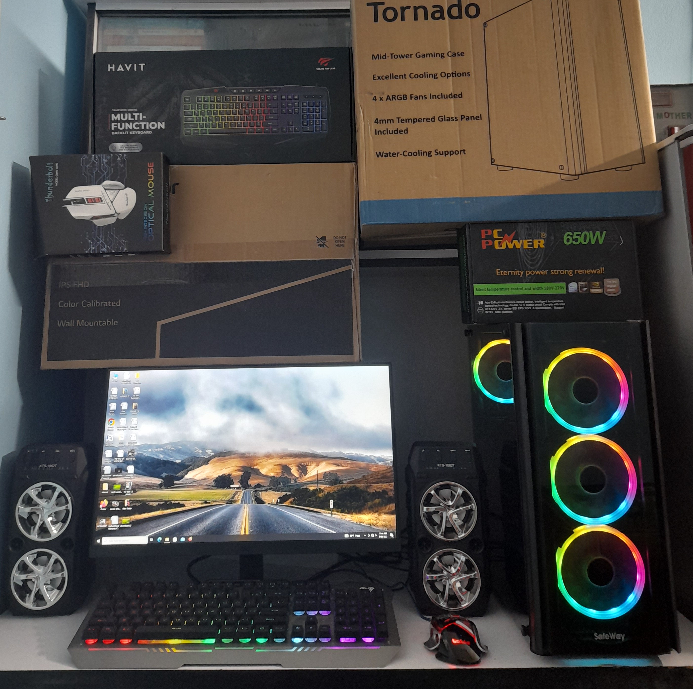 🔥 Core i5 6th Gen + 16GB RAM + 8GB Graphics Card + RGB Gaming Casing এর হেভি সুপার গেমিং কম্পিউটার