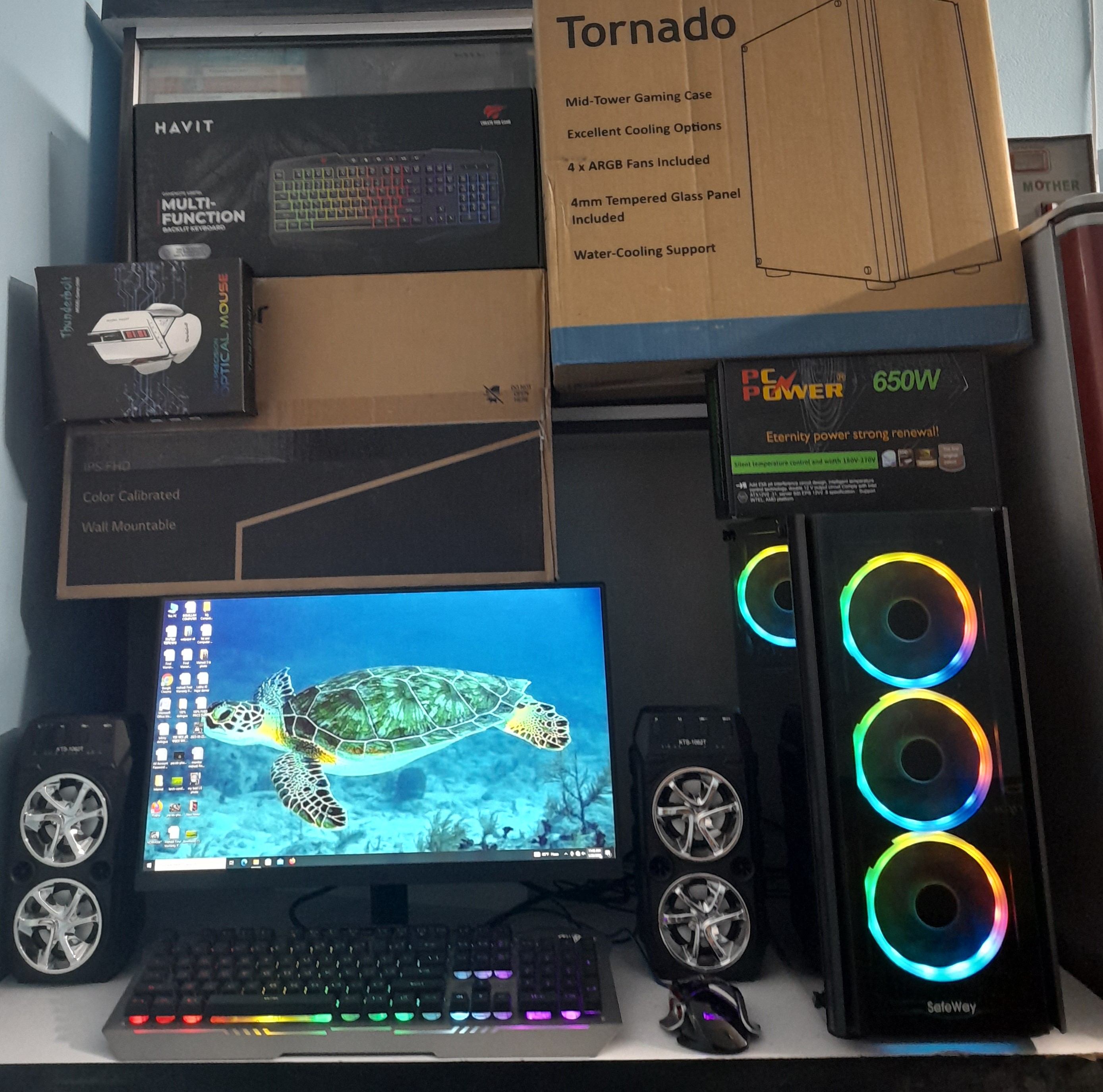 🔥 Core i5 6th Gen + 16GB RAM + 8GB Graphics Card + RGB Gaming Casing এর হেভি সুপার গেমিং কম্পিউটার
