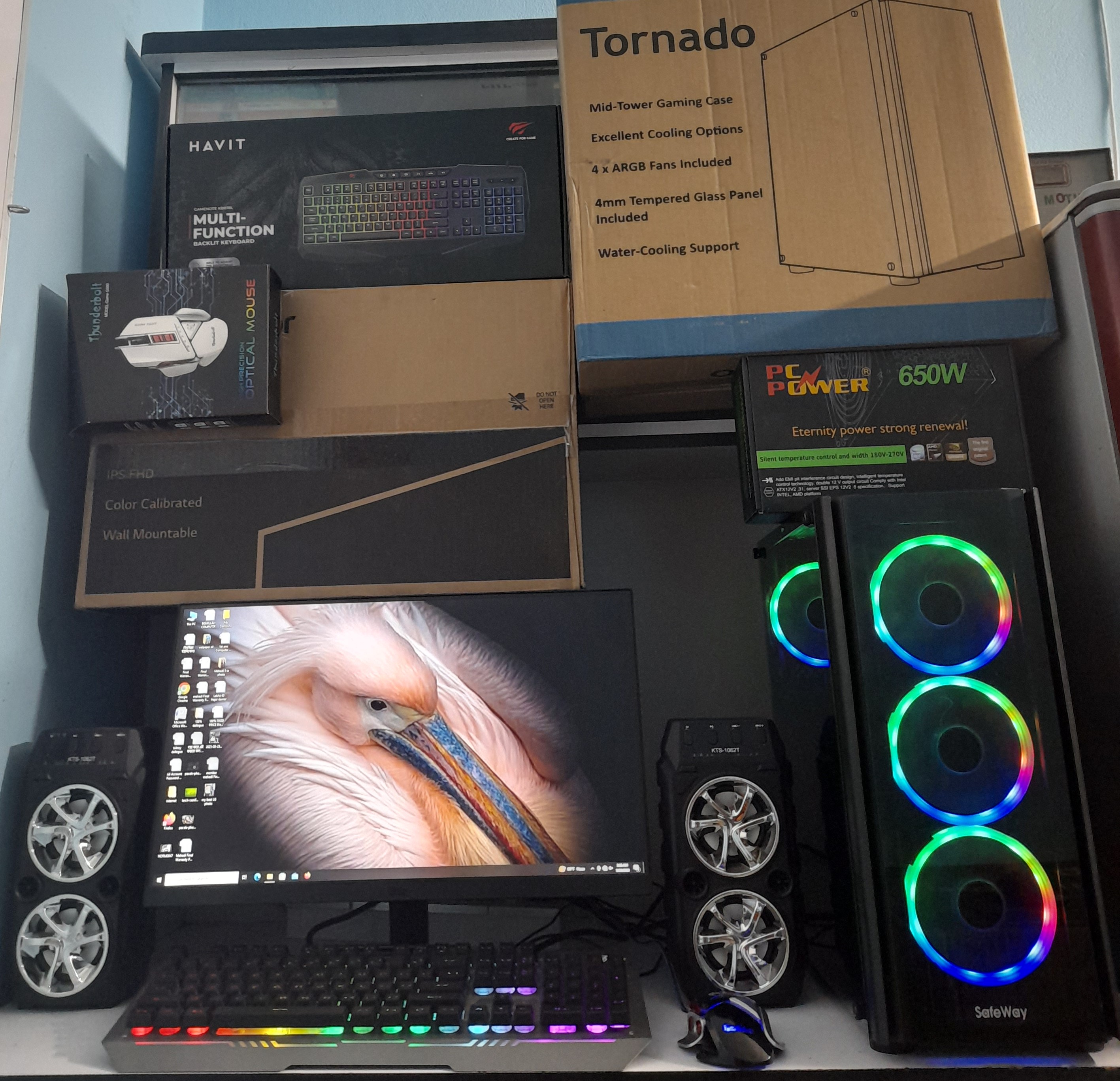 🔥 Core i5 6th Gen + 16GB RAM + 8GB Graphics Card + RGB Gaming Casing এর হেভি সুপার গেমিং কম্পিউটার