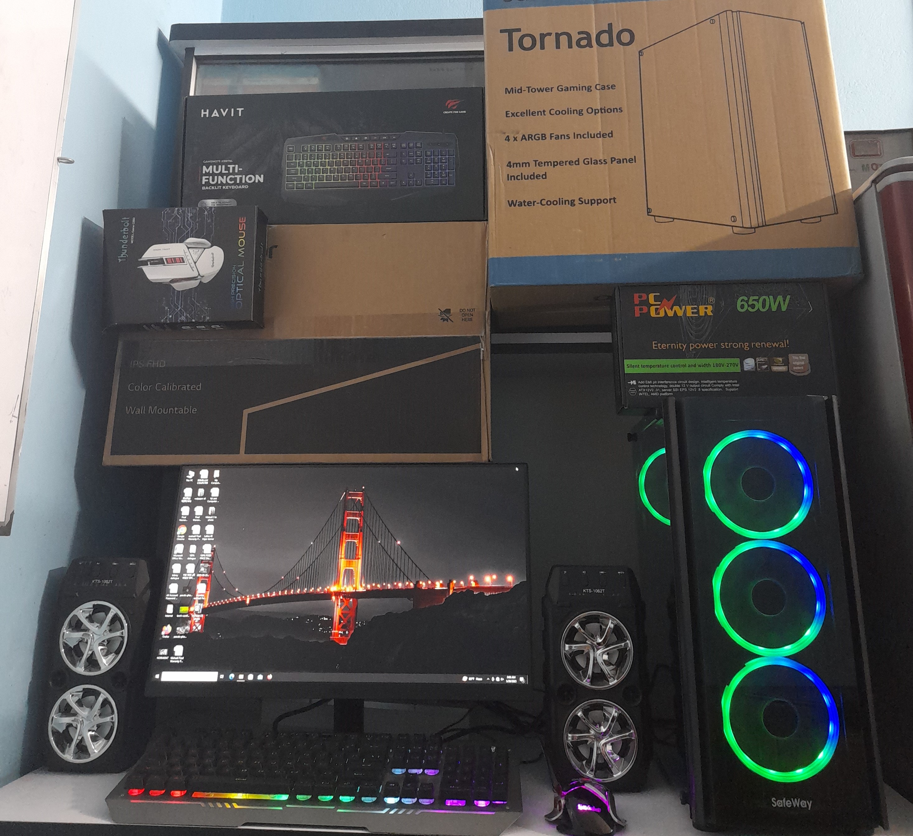 🔥 Core i5 6th Gen + 16GB RAM + 8GB Graphics Card + RGB Gaming Casing এর হেভি সুপার গেমিং কম্পিউটার