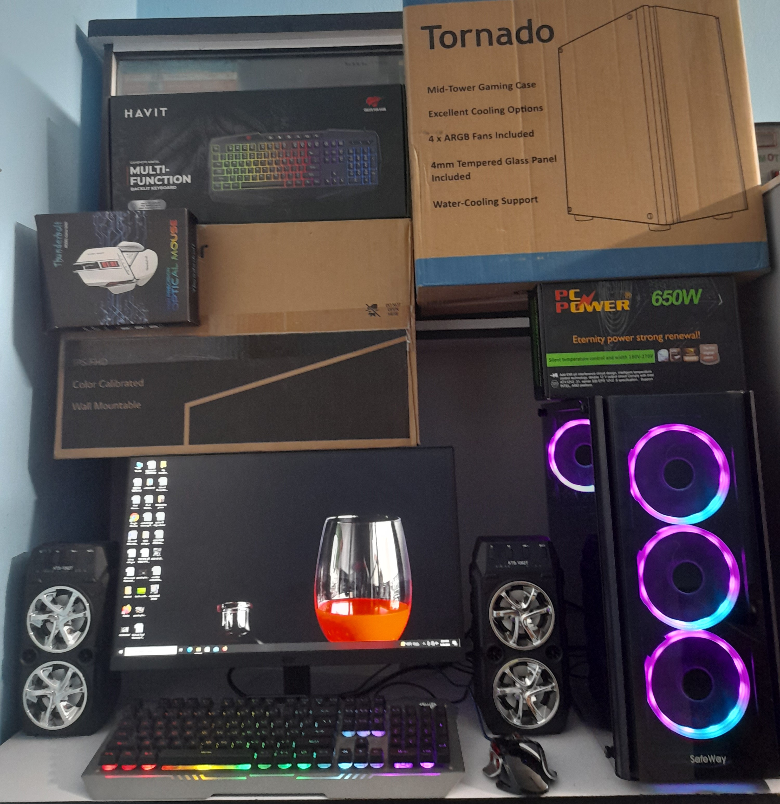 🔥 Core i5 6th Gen + 16GB RAM + 8GB Graphics Card + RGB Gaming Casing এর হেভি সুপার গেমিং কম্পিউটার